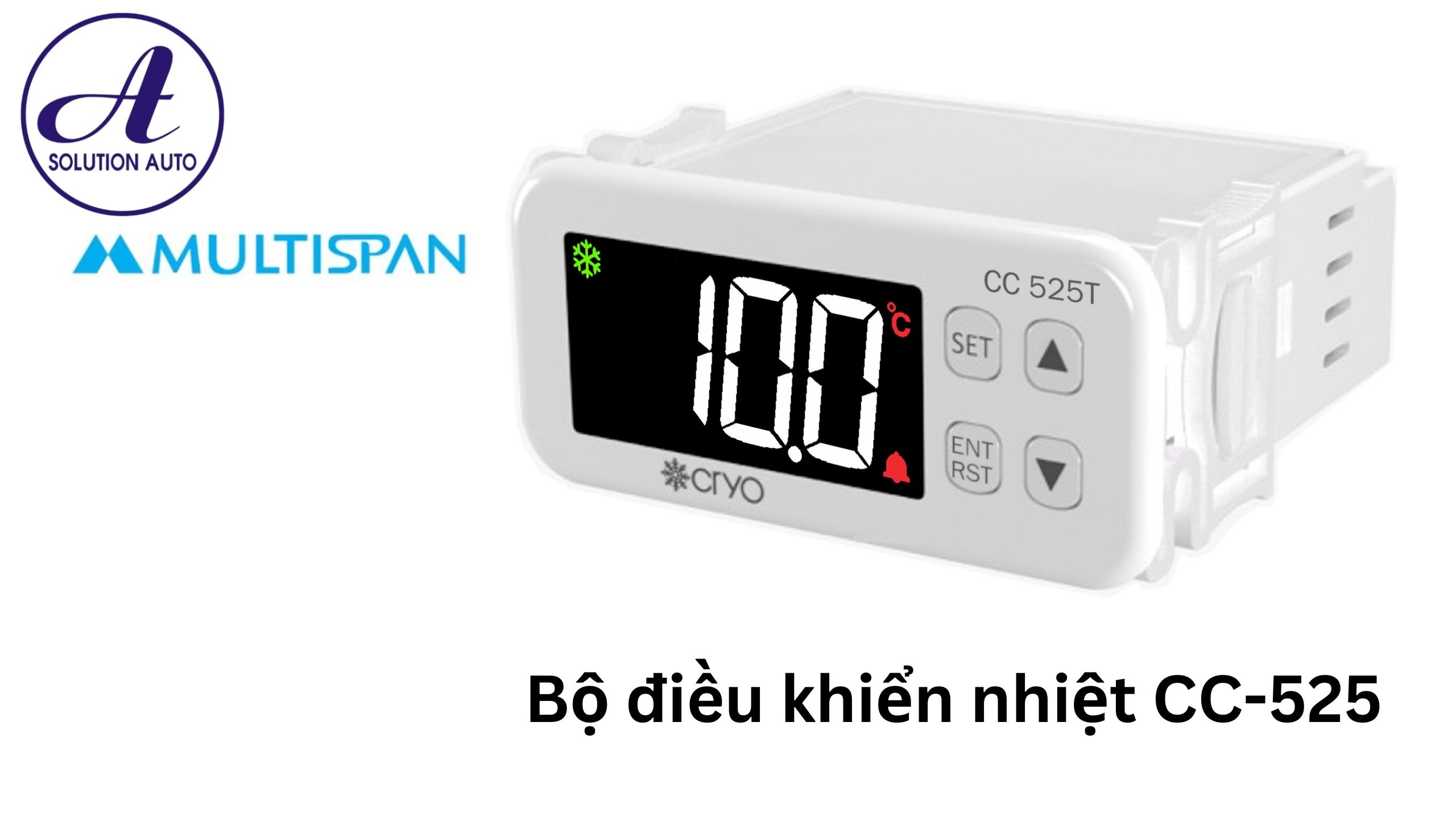 Cài đặt bộ điều khiển nhiệt CC-525 Multispan