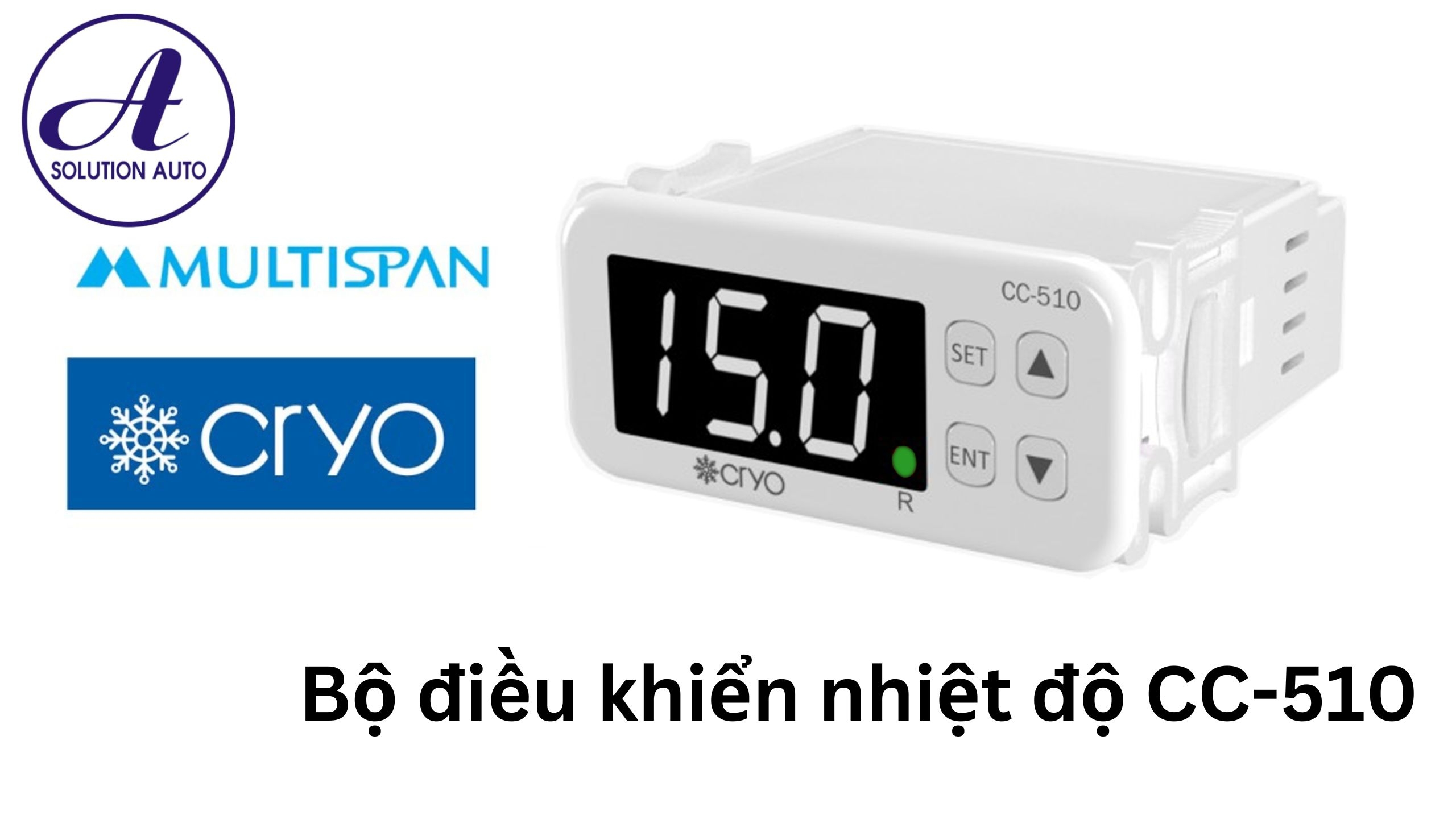 Cài đặt bộ điều khiển nhiệt độ CC-510 Multispan