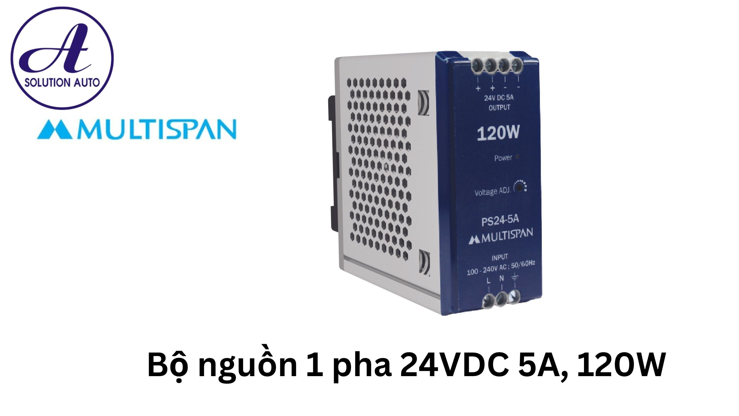 Bộ nguồn 1 pha 24VDC 5A 120W